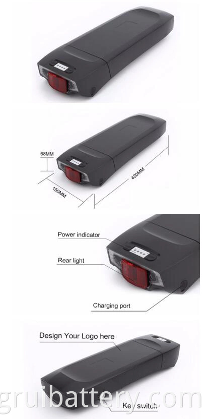 Electric Bike 36V 10ah Li Battery